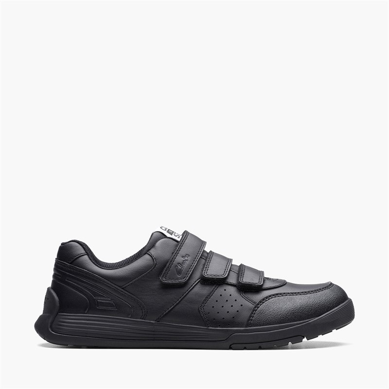 Clarks Junior Cisa Star Orb F-Fit Shoes Black