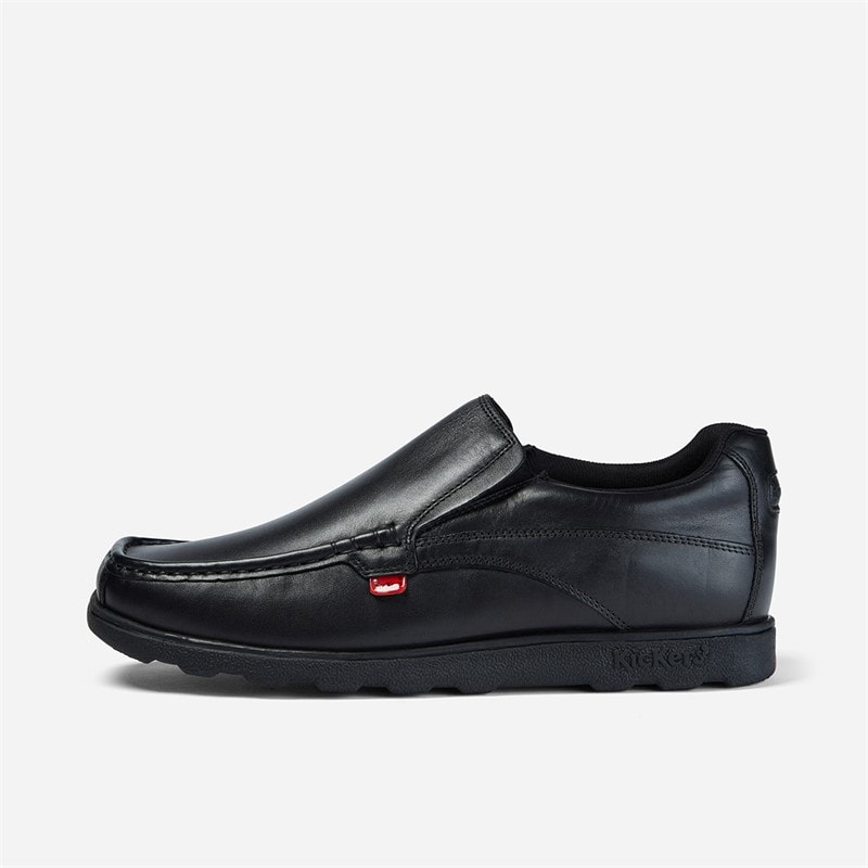 Kickers Mens Fragma Slip Shoes Black