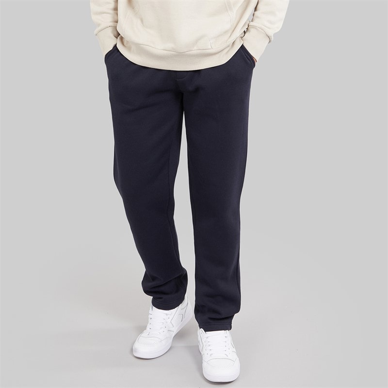 Kangaroo Poo Mens Open Hem Joggers Navy