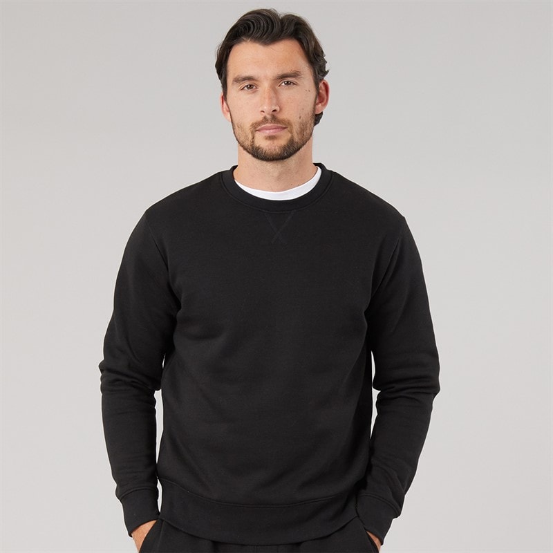 Kangaroo Poo Mens Fleece Sweatshirt Black