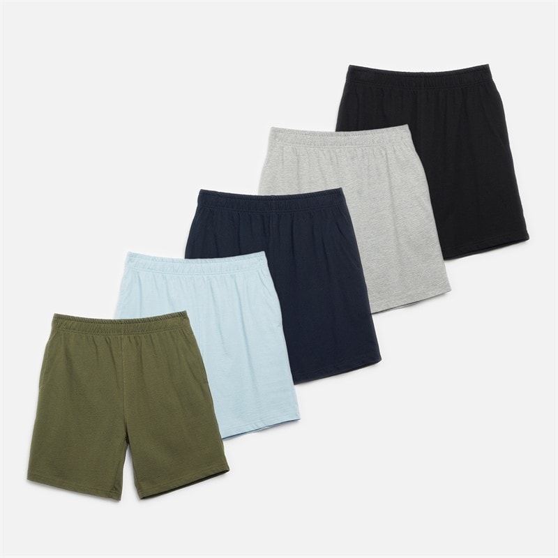Kangaroo Poo Boys Jersey Five Pack Shorts Multi