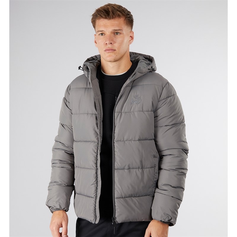 Kings Will Dream Mens Orlo Puffer Jacket Asphalt