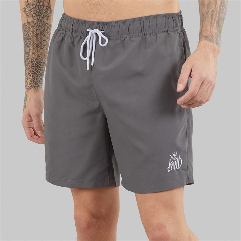 Kings Will Dream Mens Crosby Swim Shorts Asphalt
