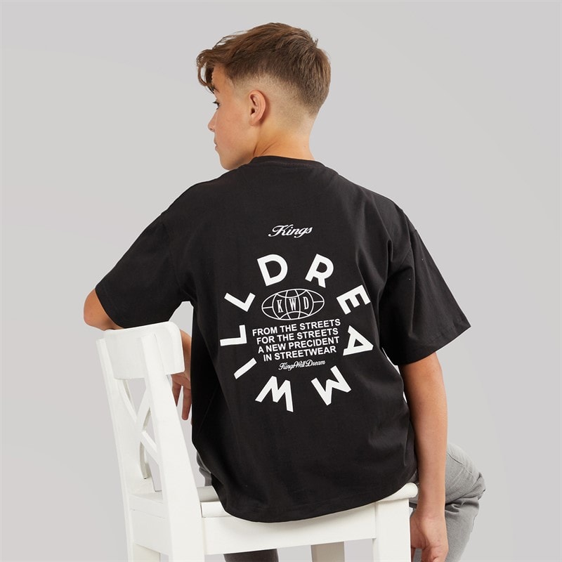 Kings Will Dream Boys Globalise T-Shirt Black
