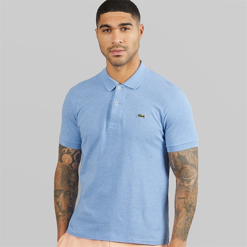 Lacoste Mens Classic Fit Polo Shirt Blue