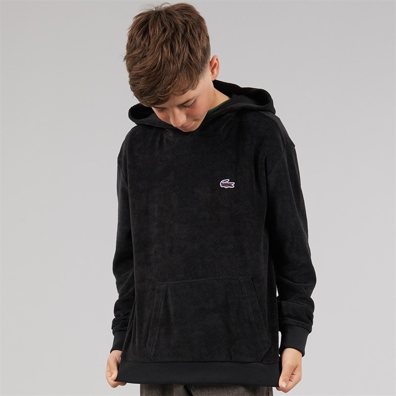 Lacoste Boys Hoodie Noir