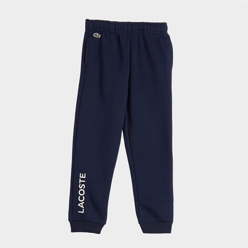Lacoste Boys Wordmark Joggers Marine