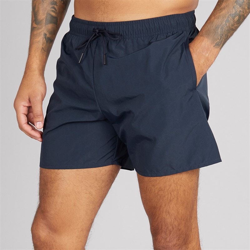 Lyle And Scott Vintage Mens Water Reactive Emblem Swim Shorts Z271 Dark Navy