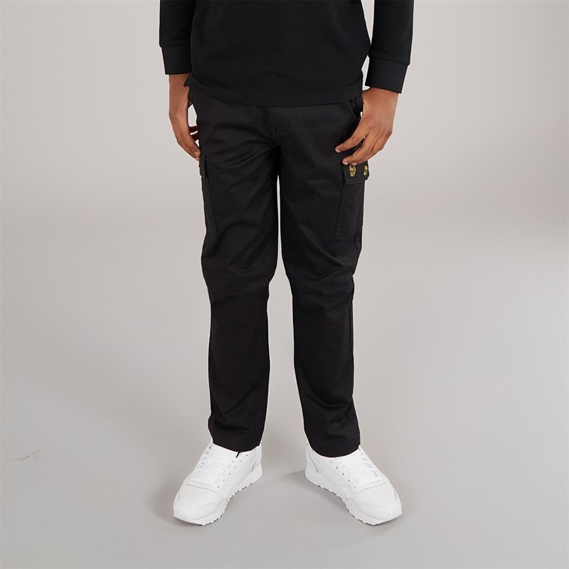 LUKE 1977 Boys Future Cargo Pants Black