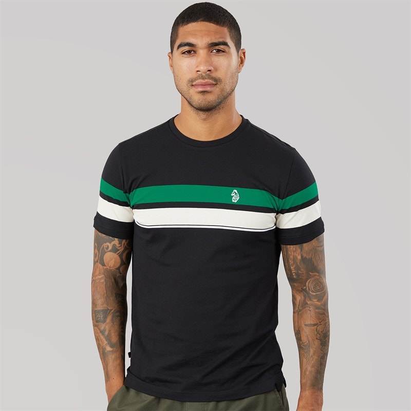 LUKE 1977 Mens Brazilia YD T-Shirt Black/Ultramarine