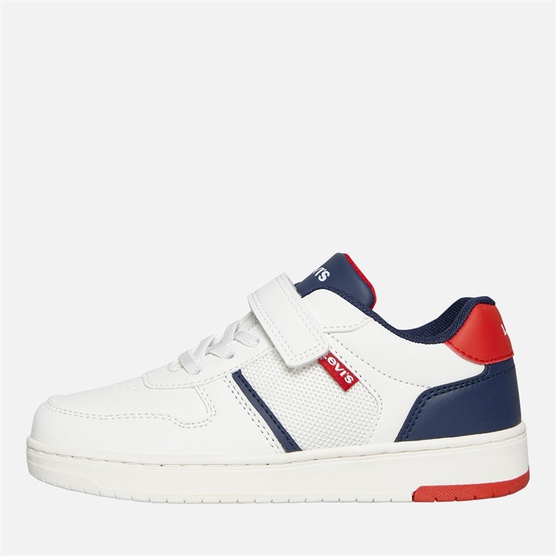 Levi's Boys Kick Ser Trainers Off White/Navy Off White/ Navy