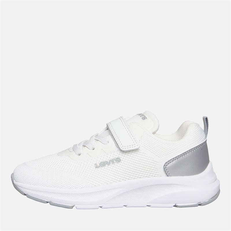 Levi's Girls Hudson Trainers White/Silver White/ Silver