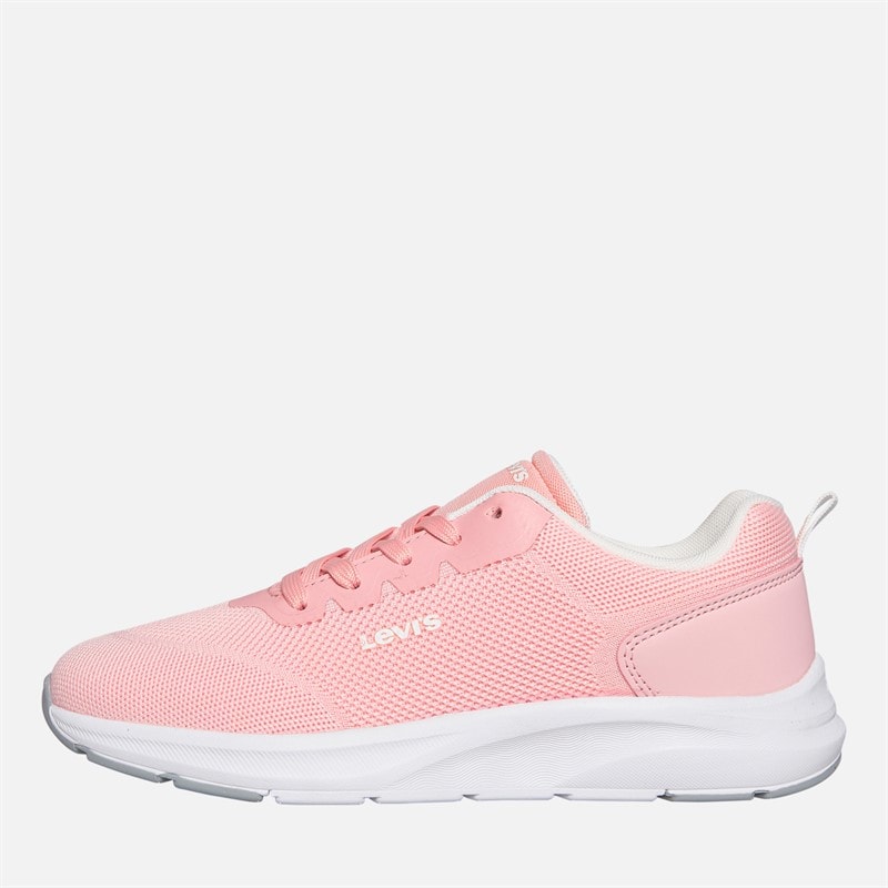 Levi's Junior Girls Hudson Trainers Pastel Pink/White Pastel Pink/ White