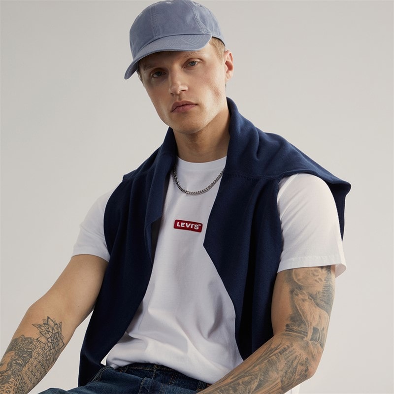 Levi's Mens Relaxed Baby T-Shirt Bright White