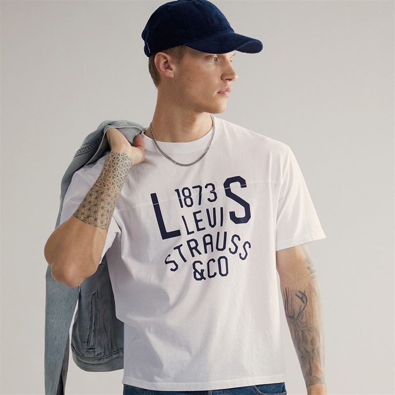 Levi's Mens Lockwood T-Shirt Bright White