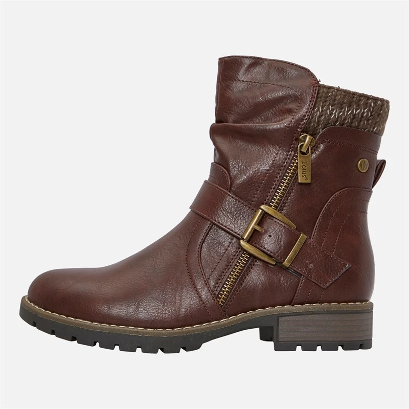 Lotus Womens Jemma Boots Brown