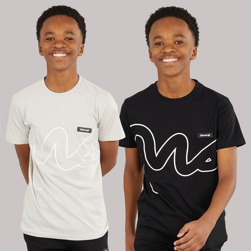 Money Boys High Roller Two Pack T-Shirts Black/Grey Violet