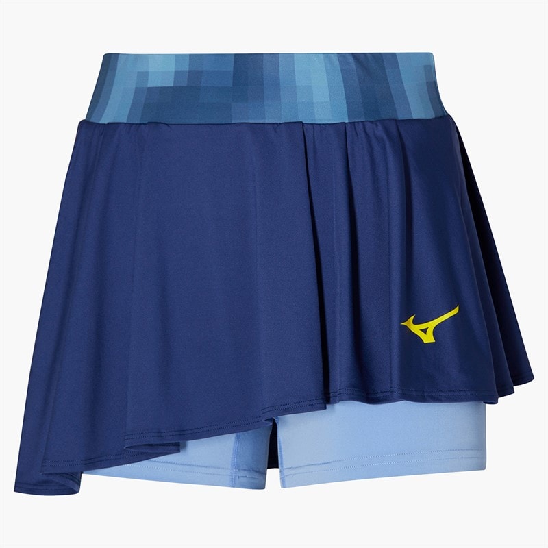 Mizuno Womens Frontier Flying Tennis Skirt Bellwether Blue