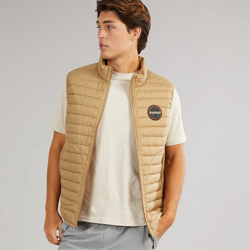 Napapijri Mens Amiata Vest Gilet Kelp