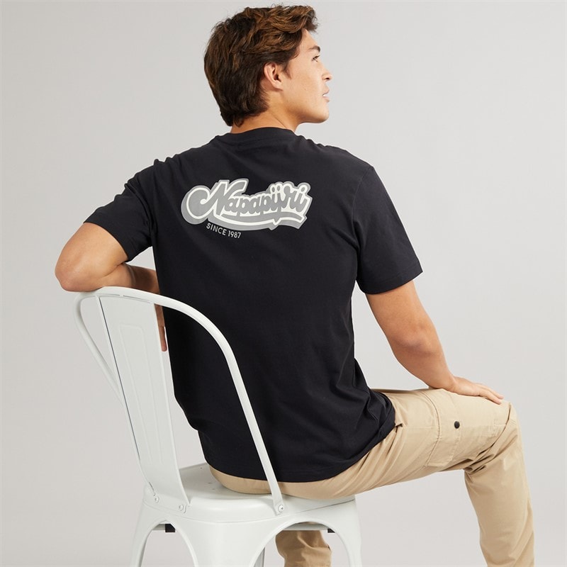 Napapijri Mens Zinc T-Shirt Black Beauty