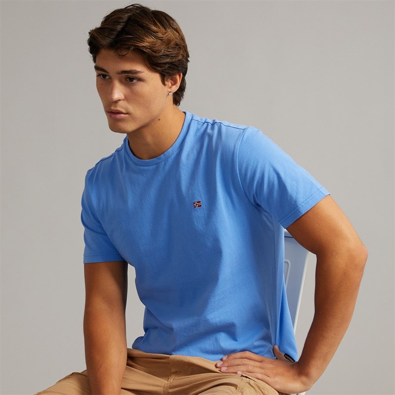 Napapijri Mens Salis T-Shirt Ultramarine