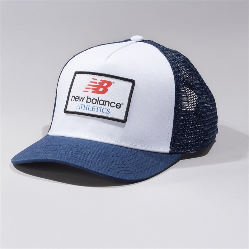 New Balance Athletics Logo Trucker Cap Navy