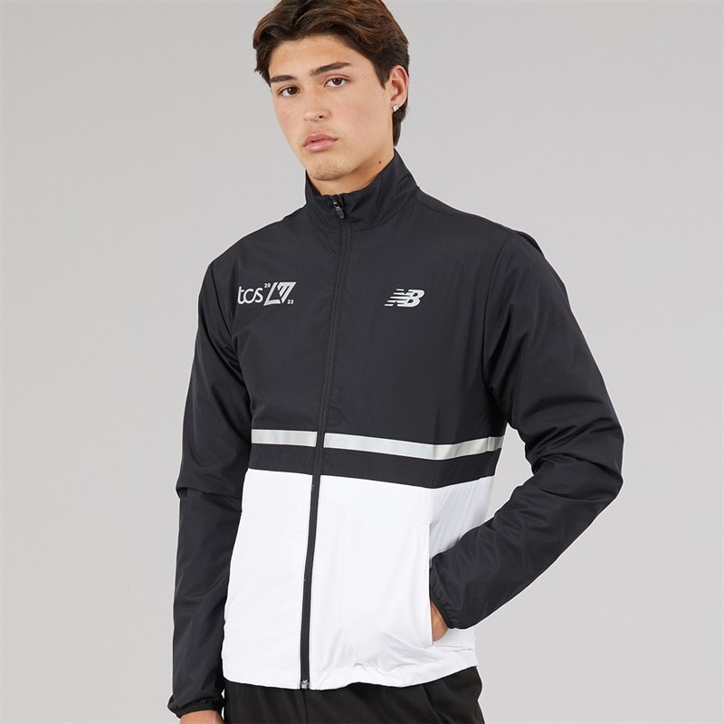 New Balance Mens TCS London Edition 2023 Marathon Surplus Jacket Black