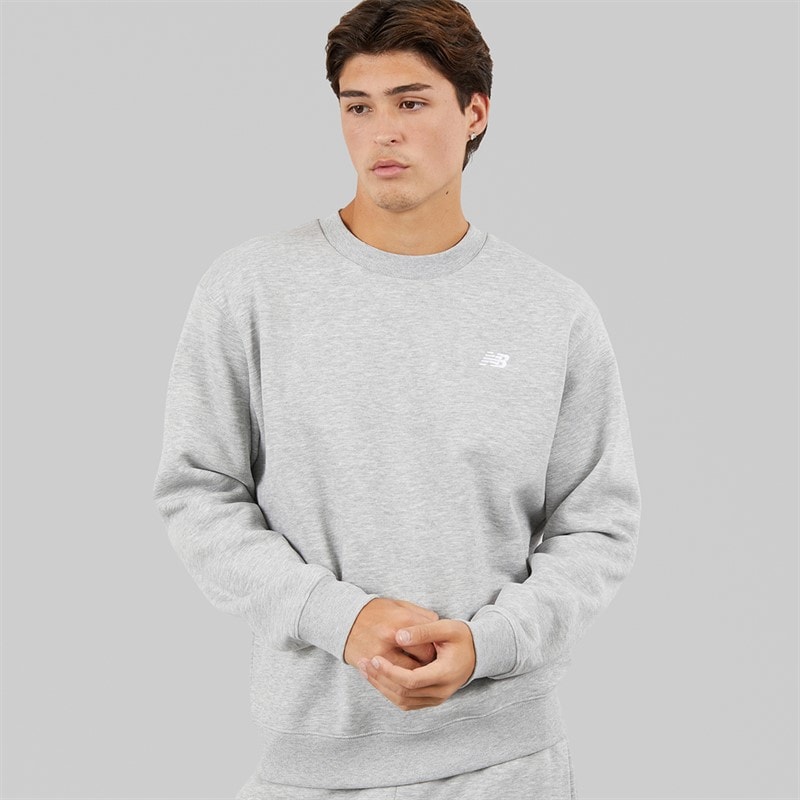 New Balance Mens Sport Essentials Sweatshirt Athletic Grey Heather