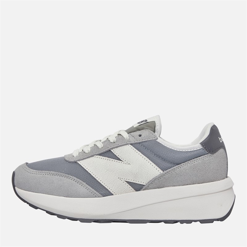 New Balance Junior 370 Trainers Concrete/Sea Salt