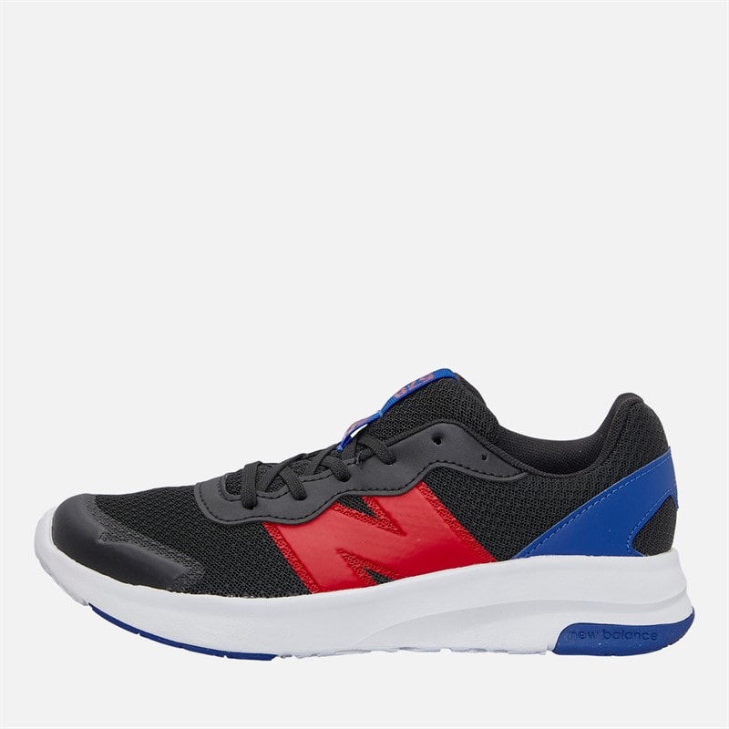 New Balance Junior 578 Neutral Running Shoes Black/Team Red