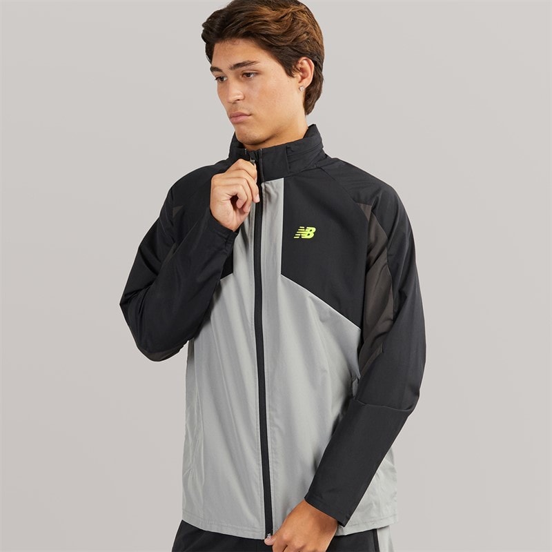 New Balance Mens Utility Woven Jacket Black