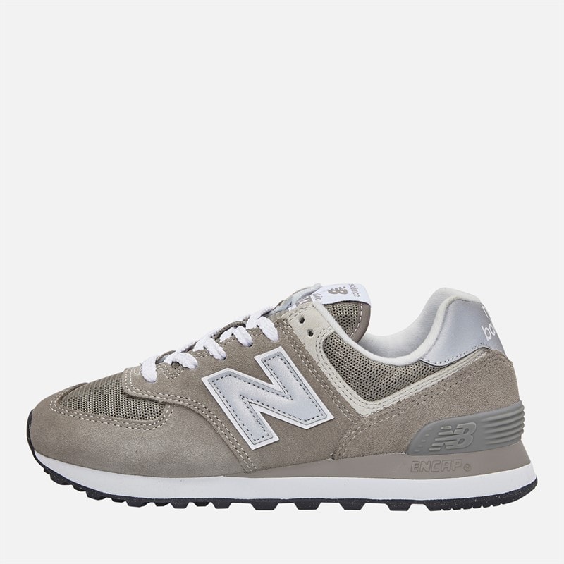 New Balance Womens 574 Core Trainers Grey/White/Silver