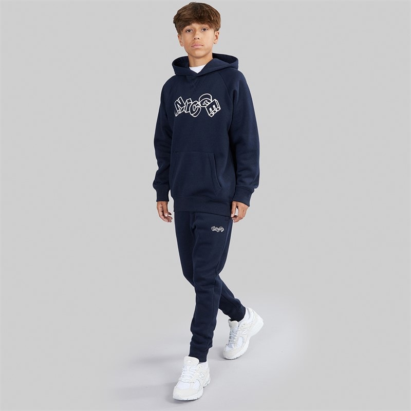 NICCE Boys Jumbled Tracksuit Navy
