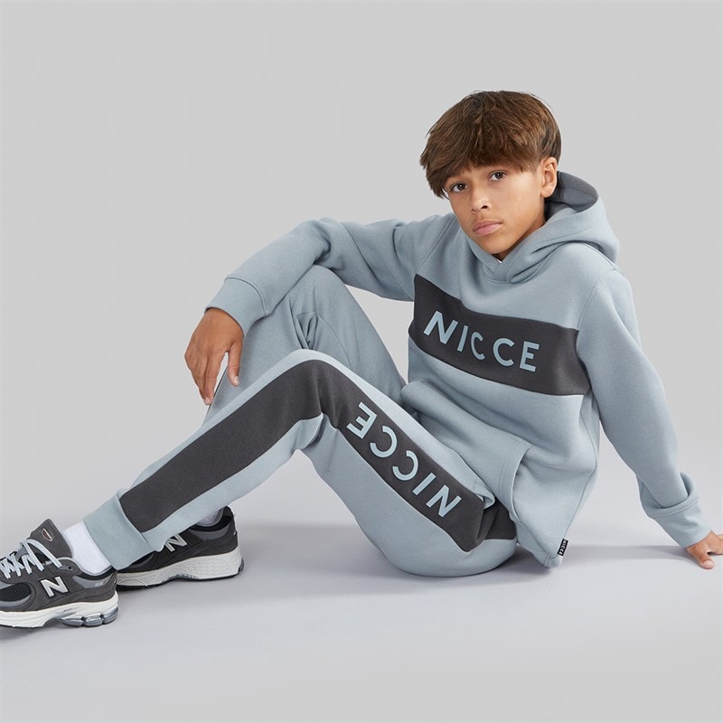NICCE Boys Moss Tracksuit Grey/Coal