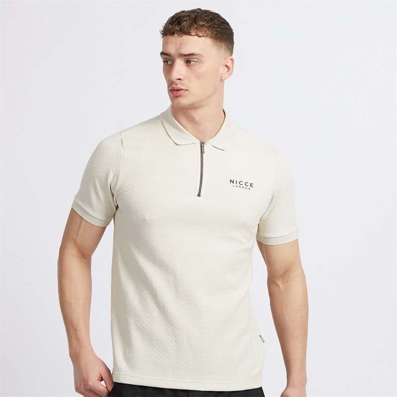 NICCE Mens Saster Polo Shirt Ivory