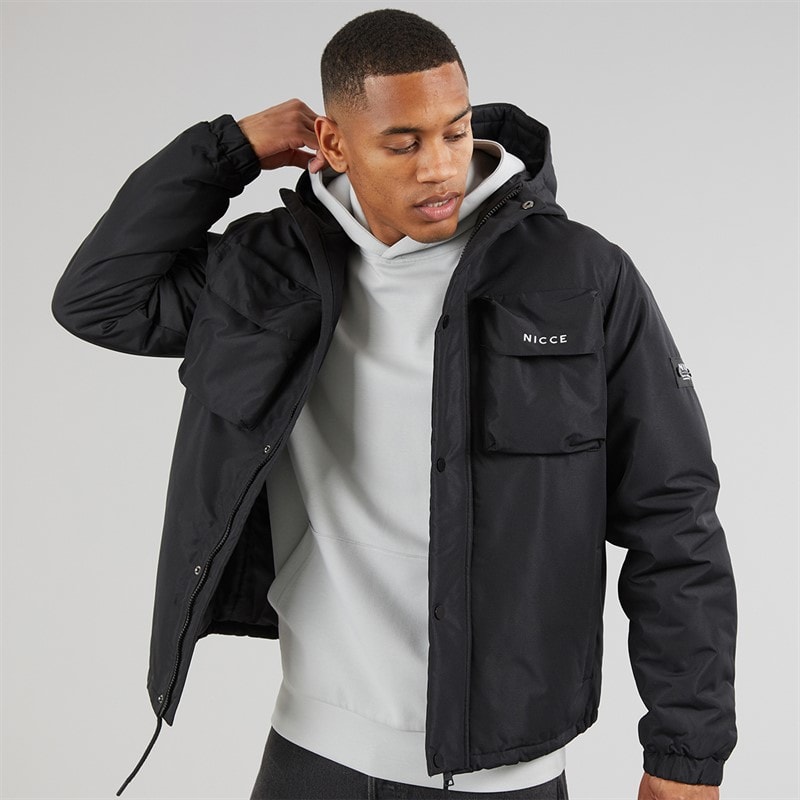 NICCE Mens Hargitay Ripstop Jacket Black