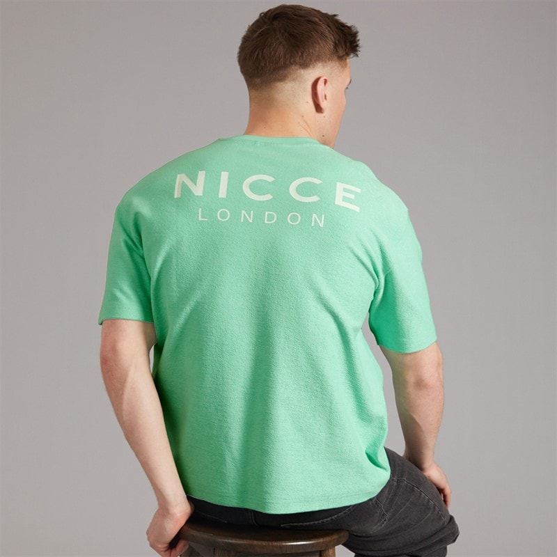NICCE Mens Flavur Oversized T-Shirt Minty