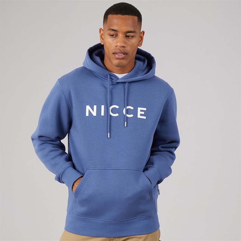 NICCE Mens Daire Hoodie Element Blue