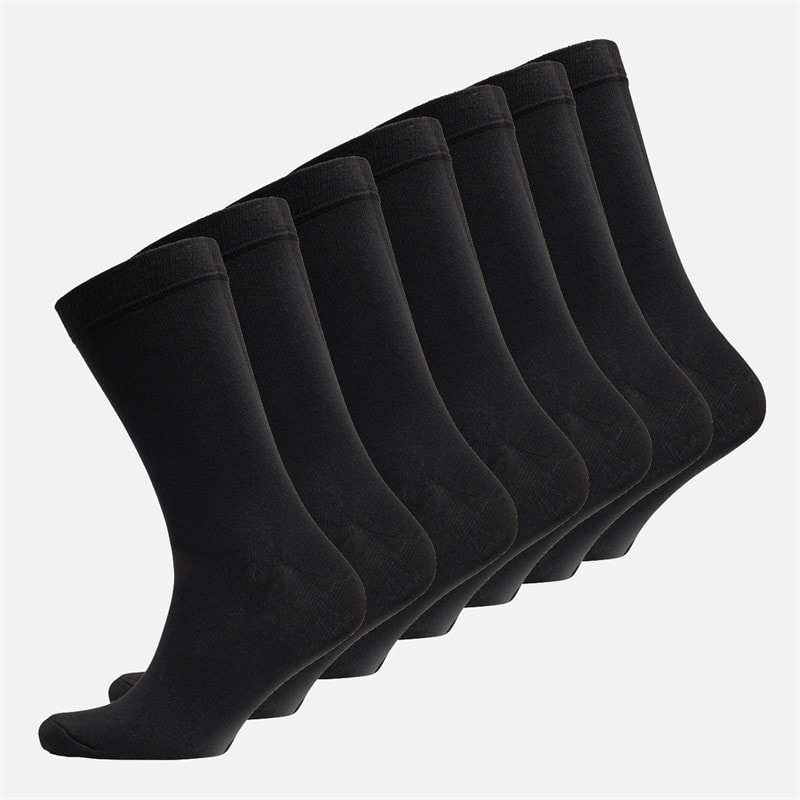Smith And Jones Mens Franzoni Seven Pack Socks Black