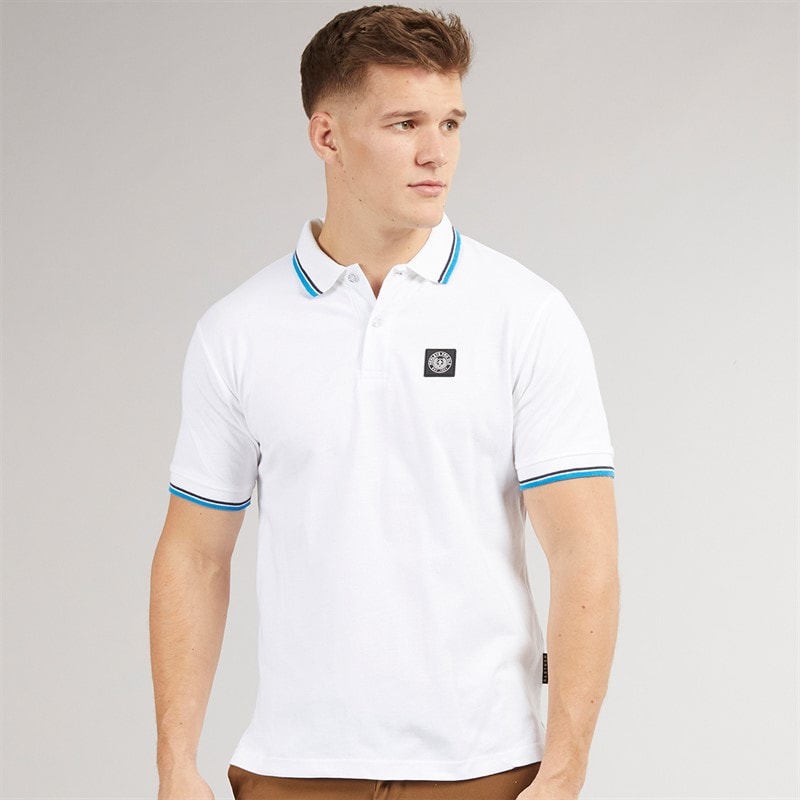 Henleys Mens Henalpha Polo White