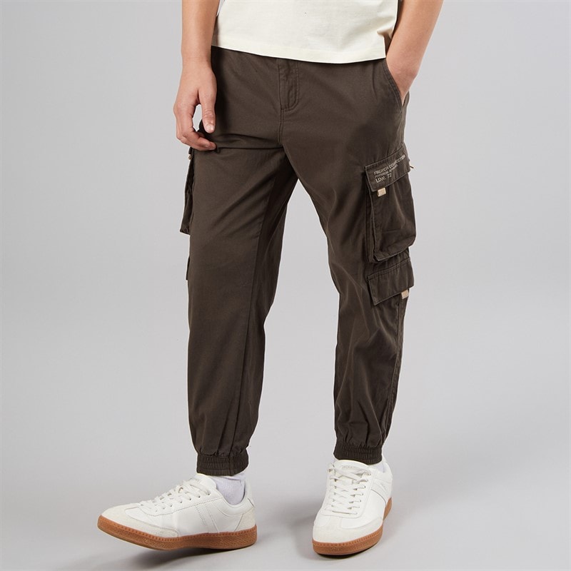 French Connection Boys Zone Cargo Pants Khaki