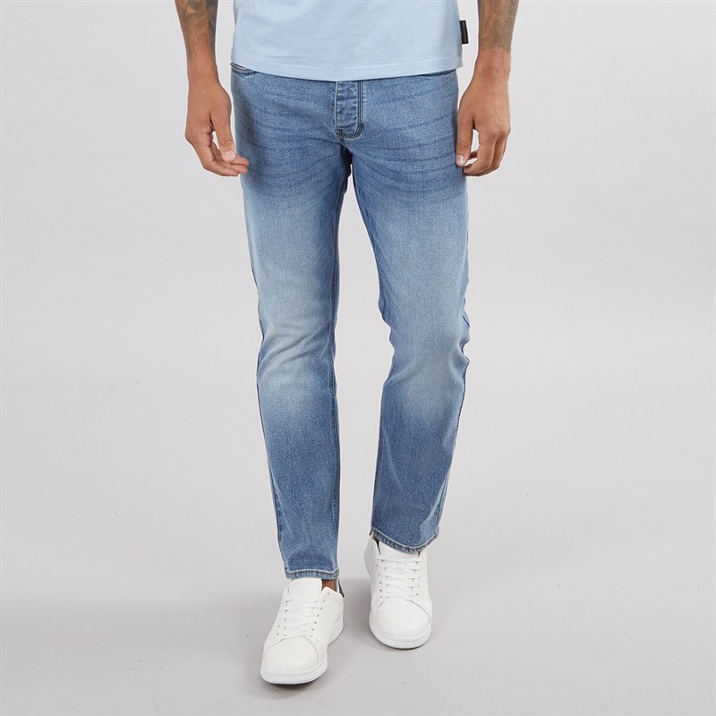 French Connection Mens Slim Fit Jeans Ind07 - Lightwash