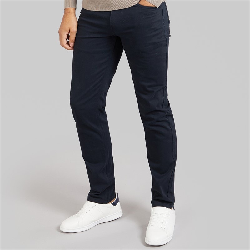 French Connection Mens Five Pocket Straight Fit Jeans Marine