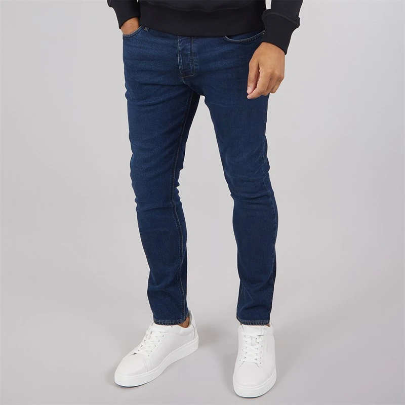 French Connection Mens Skinny Fit Jeans Ind50 Midwash