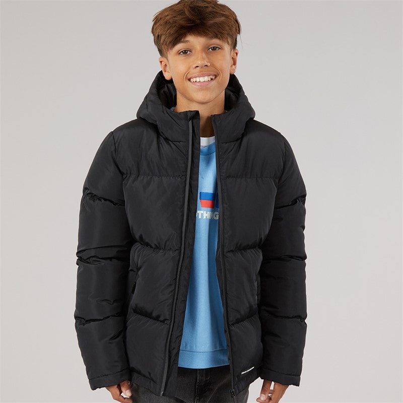 French Connection Boys Row Puffer Jacket Black