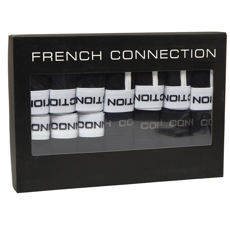 French Connection Mens Fourteen Pack FC Boxers FC3 Black