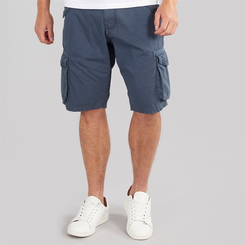 Onfire Mens Cargo Shorts Navy