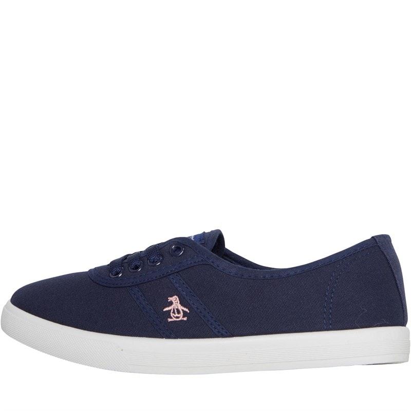 Original Penguin Womens Susie Canvas Pumps Navy