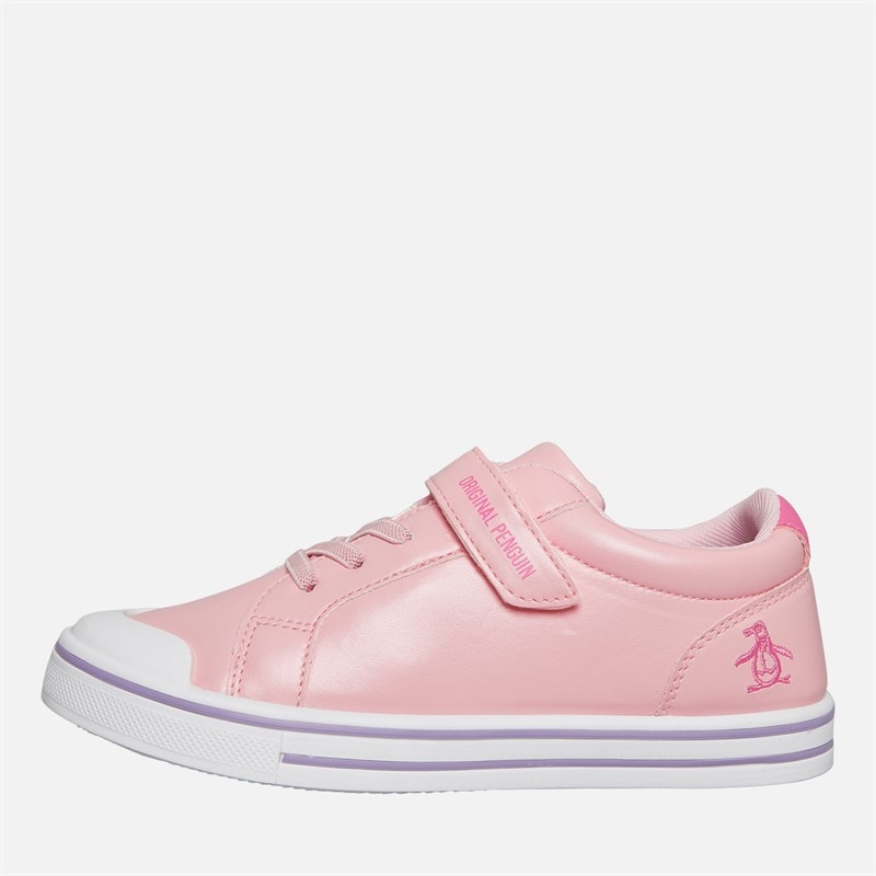 Original Penguin Girls Rainbow Trainers Pink