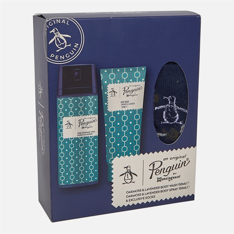 Original Penguin Mens Oakmoss And Lavendar Gift Set Multi
